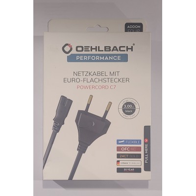 Oehlbach Powercord C7 3m